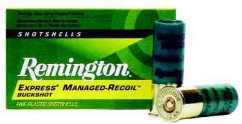 12 Gauge 5 Rounds Ammunition Remington 2 3/4" 9 Pellets Lead #00 Buck